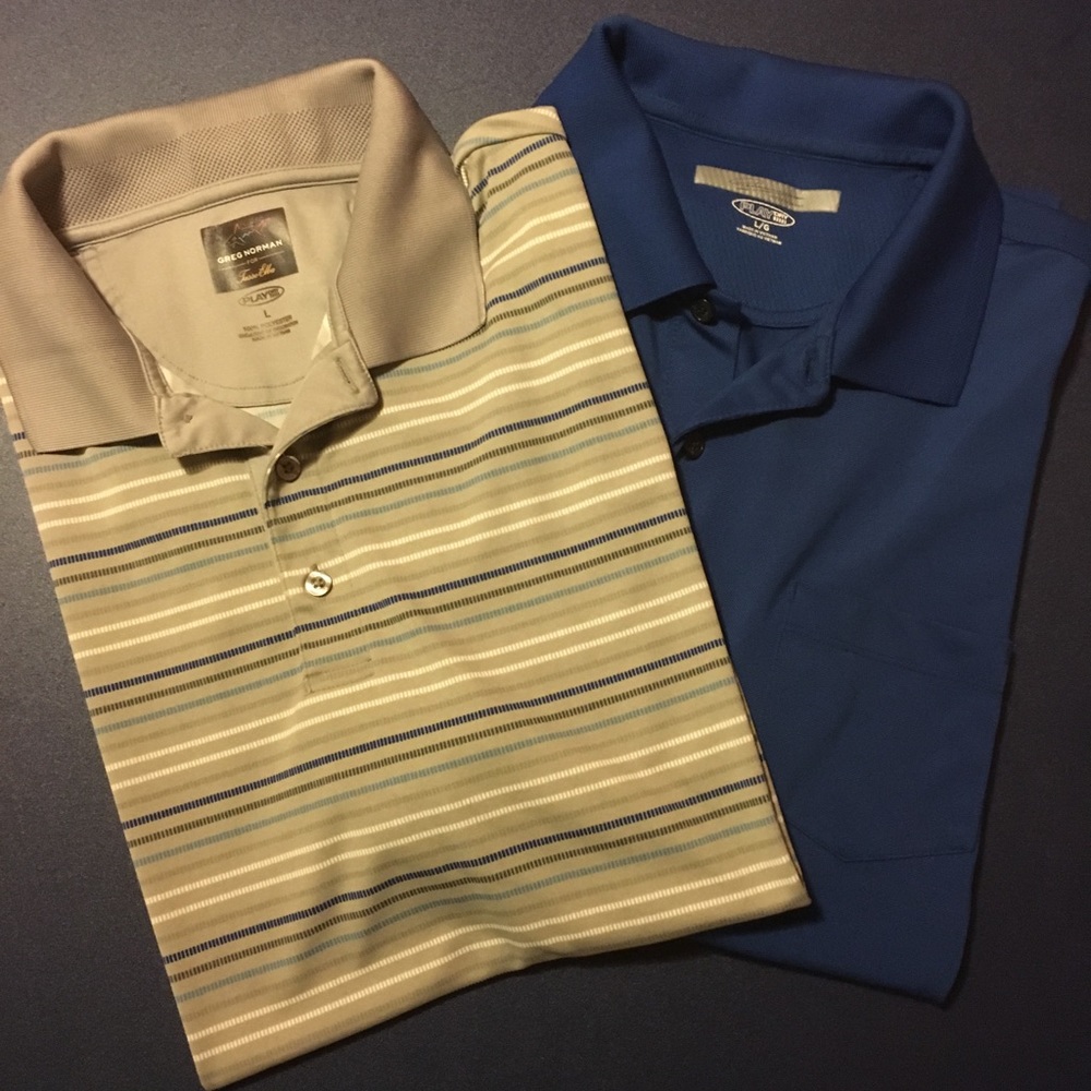 Set of Greg Norman Golf Shirts